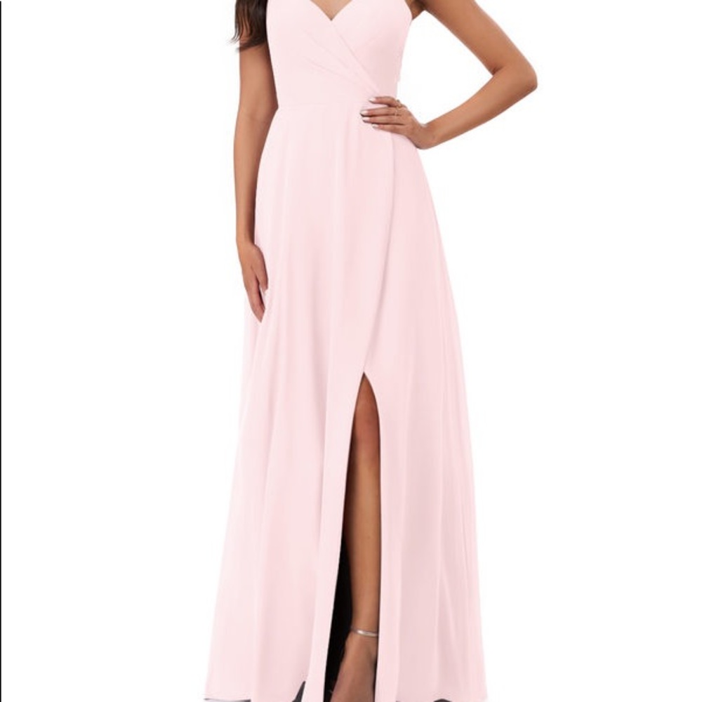 NWT Blushing Pink Azazie Thana Bridesmaid Dress
